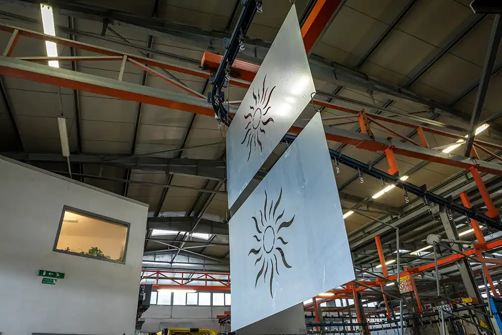 Pannello recinzione da verniciare